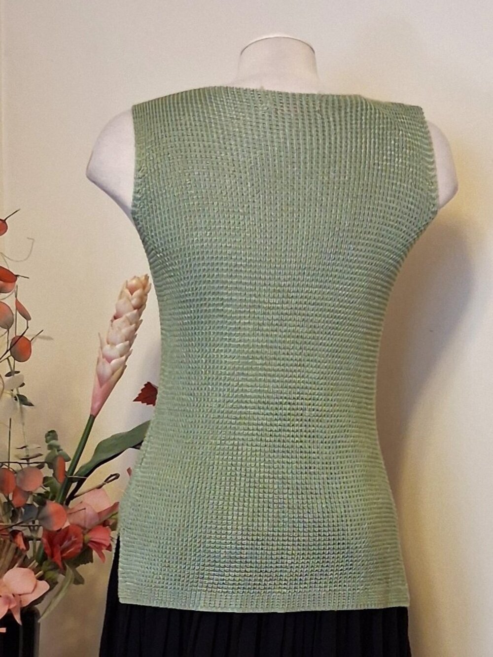 High Quality Summer Knitwear Tank Top Stretchy Green Camisole 14 - Picture 4 of 10